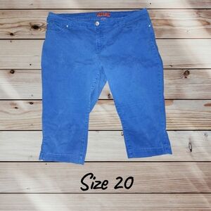 Blue Capri Jeans